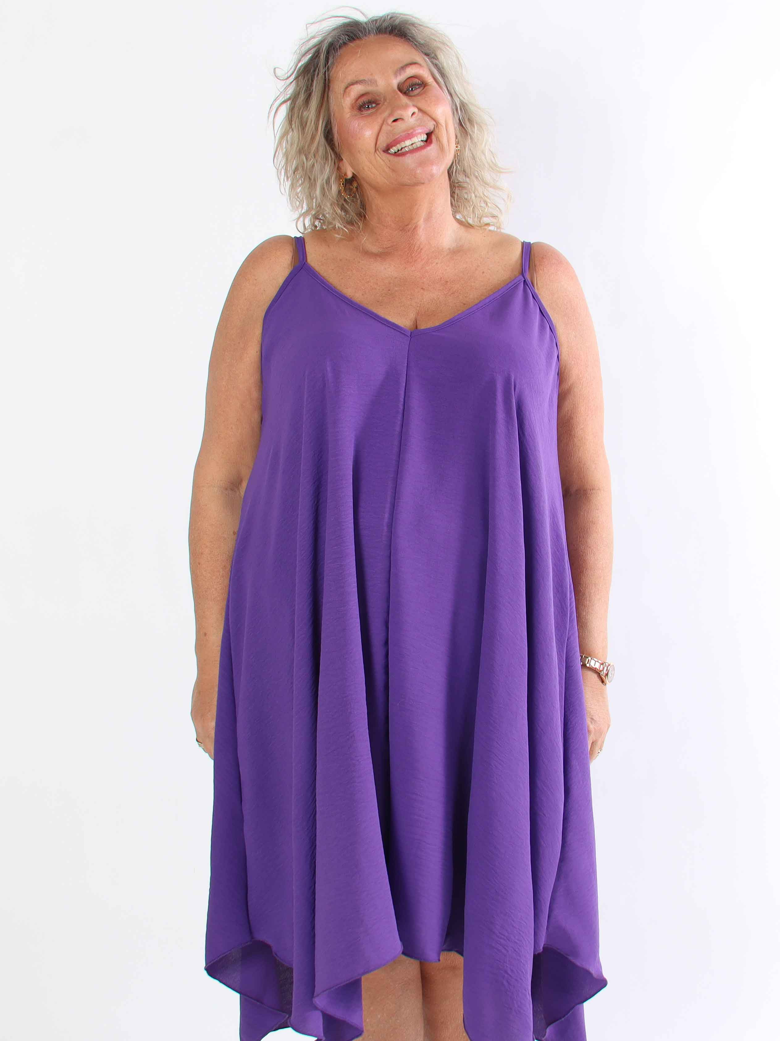 Galadriel - Söt lätt plus size klänning i viskos